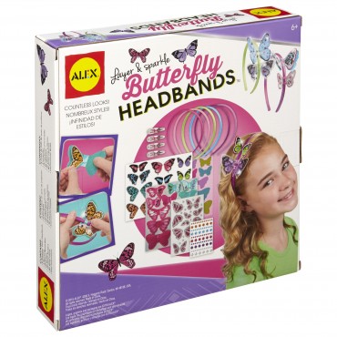 Alex Toys Layer And Sparkle Butterfly Headbands