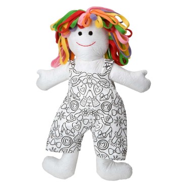 Alex Toys Color A Cuddle Washable Doll