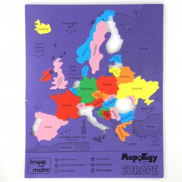 Imagimake Mapology Europe Map Puzzle