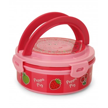 Peppa Pig Insulated Round Lunch Box Pink