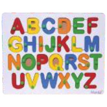 Wood O Plast Alphabet Tray English Upper Case