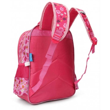 Peppa Pig Floral School Bag 14 inch Pink