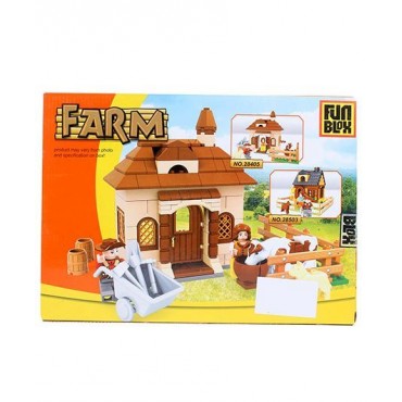 Fun Blox Farm Block Set Multicolor 168 Pieces