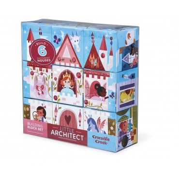 Crocodile Creek Little Architect Girl Builder Jumbo Block Set