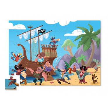 Crocodile Creek Pirates Treasure Double Fun Puzzle