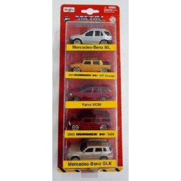 Maisto 5 Pcs. Gift Set, 3" Free Wheel Die cast Car Set