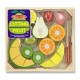 Melissa & Doug Cutting Fruit Set Wooden Play Food