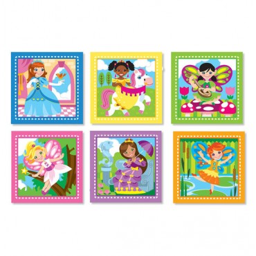 Melissa & Doug Princesses & Fairies Cube Puzzle