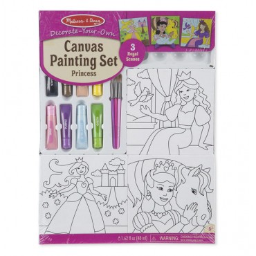 Melissa & Doug Canvas Painting Set Princess