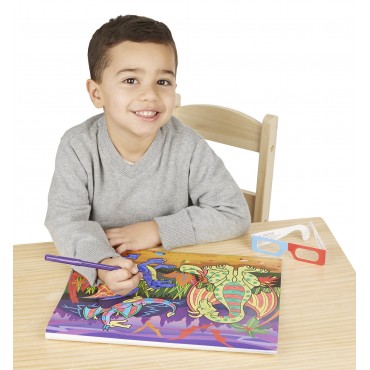 Melissa & Doug 3D Coloring Book Boy