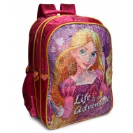 Disney Princess Reversible Sequence School Bag 14 inch Pink