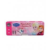 Disney Frozen 2 Button Pencil Box Pink