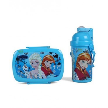 frozen lunch box and bottle