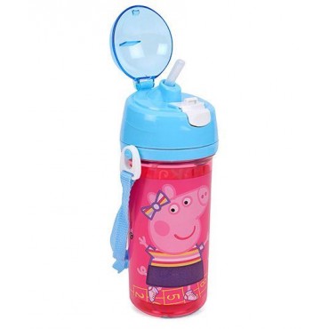 Peppa Pig Hopscotch Water Bottle Pink 580 ml