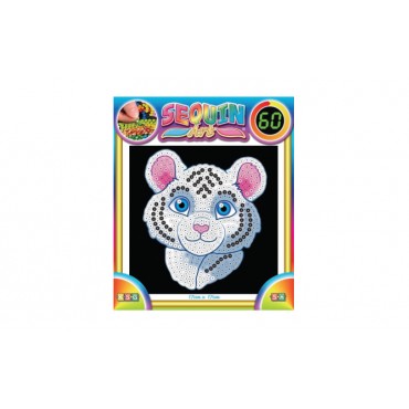 Sequin 60 White Tiger