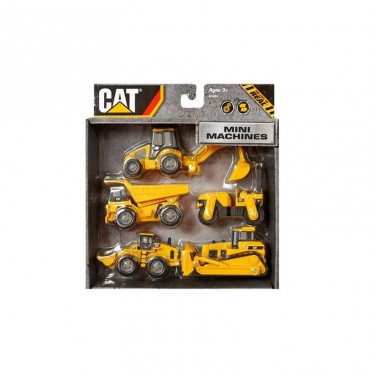 CAT Mini Machine 5 Pack NEW DESIGN