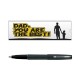 Parker Frontier Matte Black CT Roller Ball Pen with Dad Quote 1