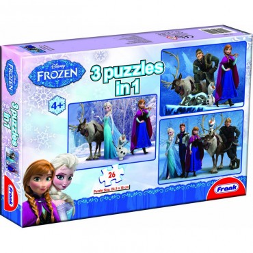 Frank Frozen 3 in 1 (3  x  48 Pcs)