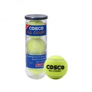 Cosco All Court Tennis Balls - Can of 3 Balls